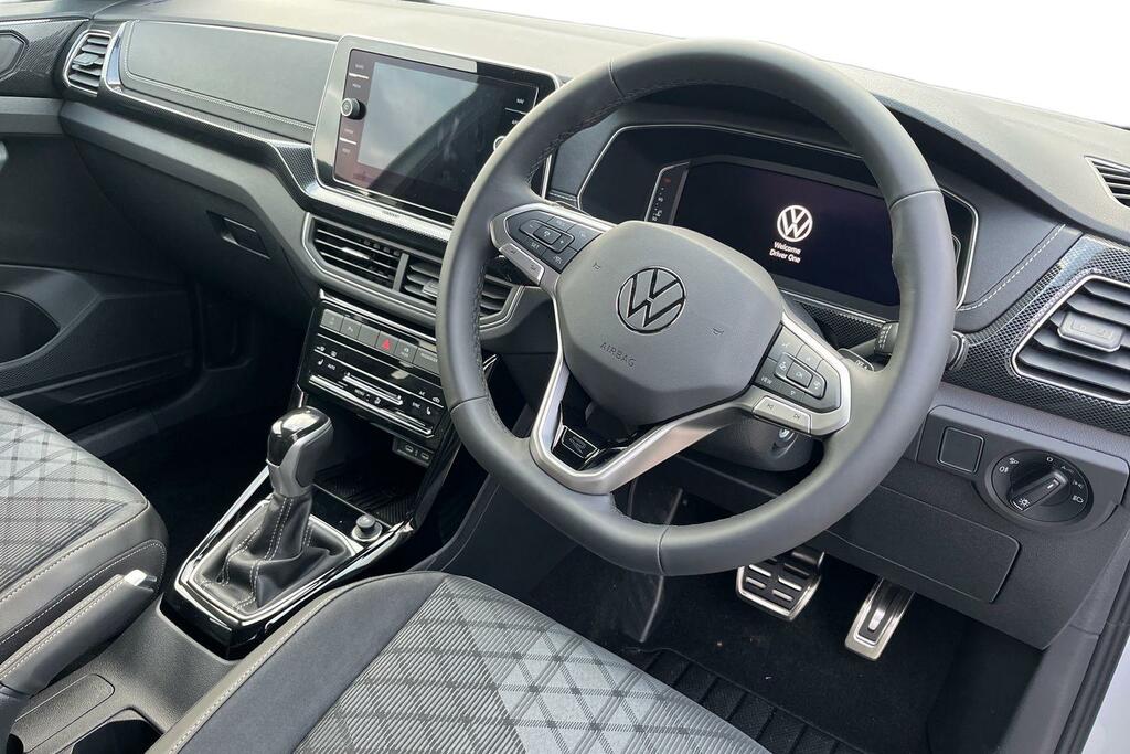Volkswagen T-Cross 1.5 Tsi Black Edition Dsg WD75ZXV White #6