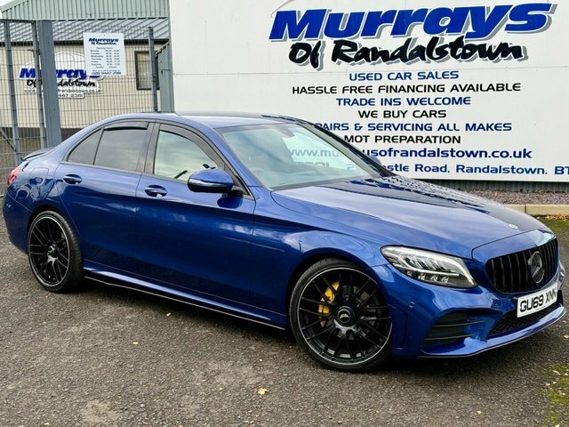 Mercedes-Benz C Class 2019 2.0 C220d Amg Line Saloon G-tronic Blue