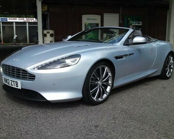 Aston Martin Virage Voltane V12 Convertible Only 21000 Miles Blue