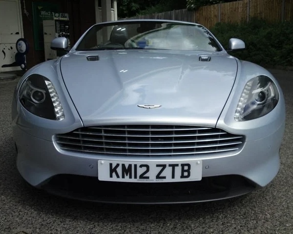Aston Martin Virage Voltane V12 Convertible Only 21000 Miles Blue #3