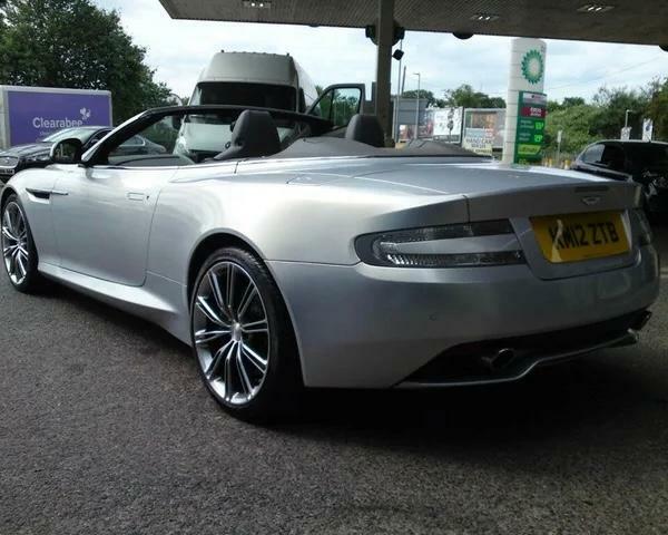Aston Martin Virage Voltane V12 Convertible Only 21000 Miles Blue #4