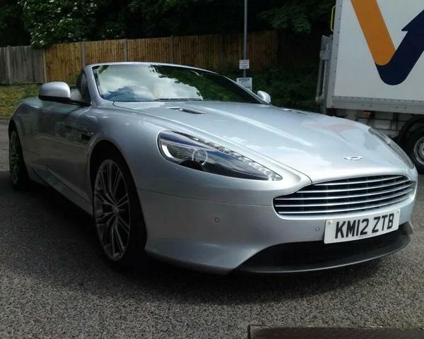 Aston Martin Virage Voltane V12 Convertible Only 21000 Miles Blue #2