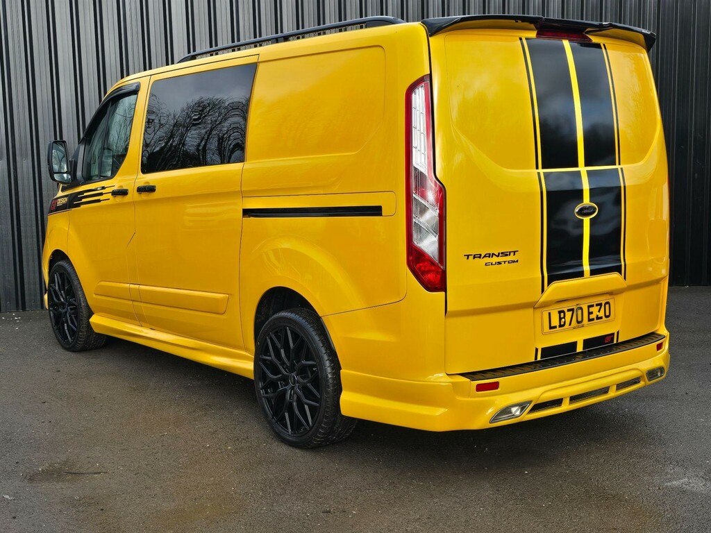 Ford Transit Custom 2.0 340 Gt-design Ltd Edtion Crew 6 Seat LB70EZO Yellow #4