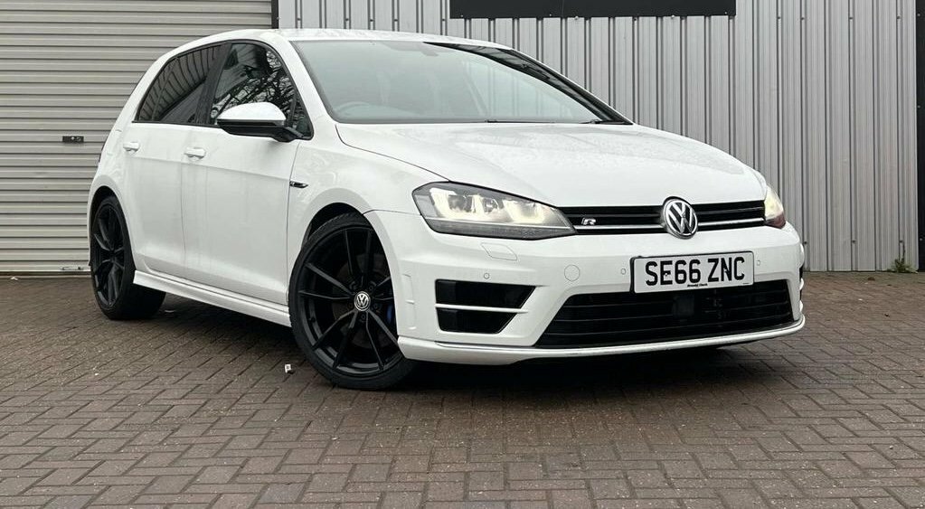 Volkswagen Golf 2.0 Tsi Bluemotion Tech R 201766 SE66ZNC White #6