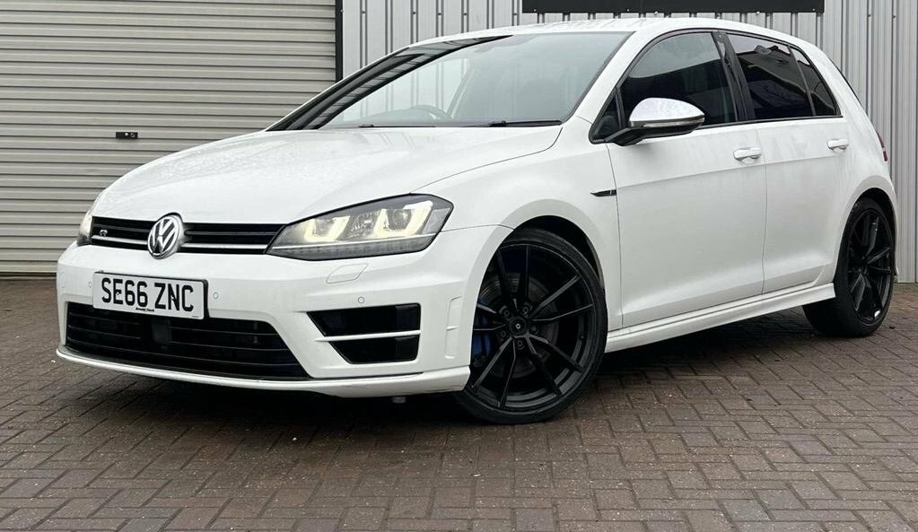 Volkswagen Golf 2.0 Tsi Bluemotion Tech R 201766 SE66ZNC White #3