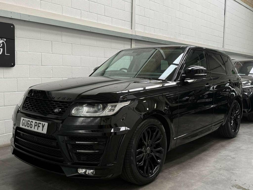 Land Rover Range Rover Sport 3.0 Sd V6 Hse 201666 GU66PFY Black #4