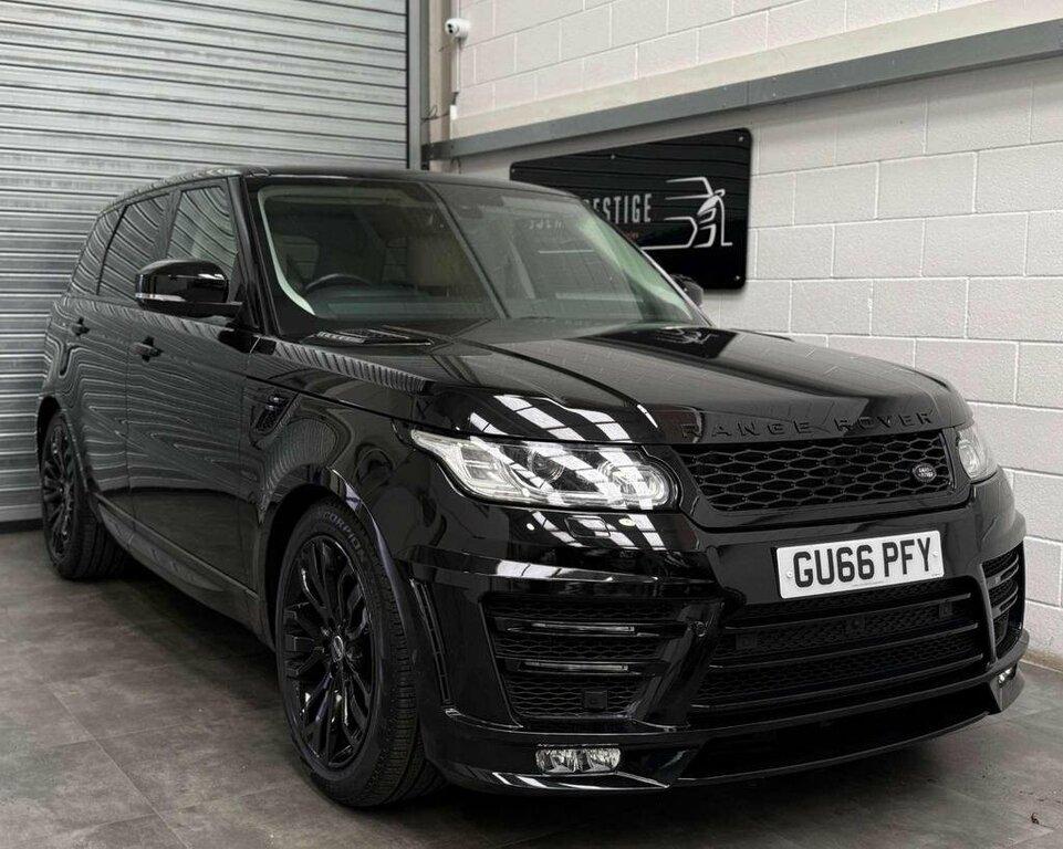 Land Rover Range Rover Sport 3.0 Sd V6 Hse 201666 GU66PFY Black