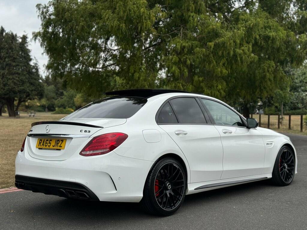 Mercedes-Benz C Class 4.0 C63 V8 Biturbo Amg 201665 RA65JRZ White #6