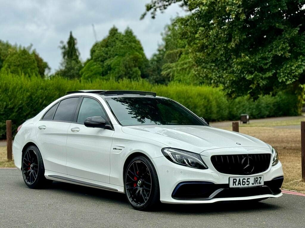 Mercedes-Benz C Class 4.0 C63 V8 Biturbo Amg 201665 RA65JRZ White #2
