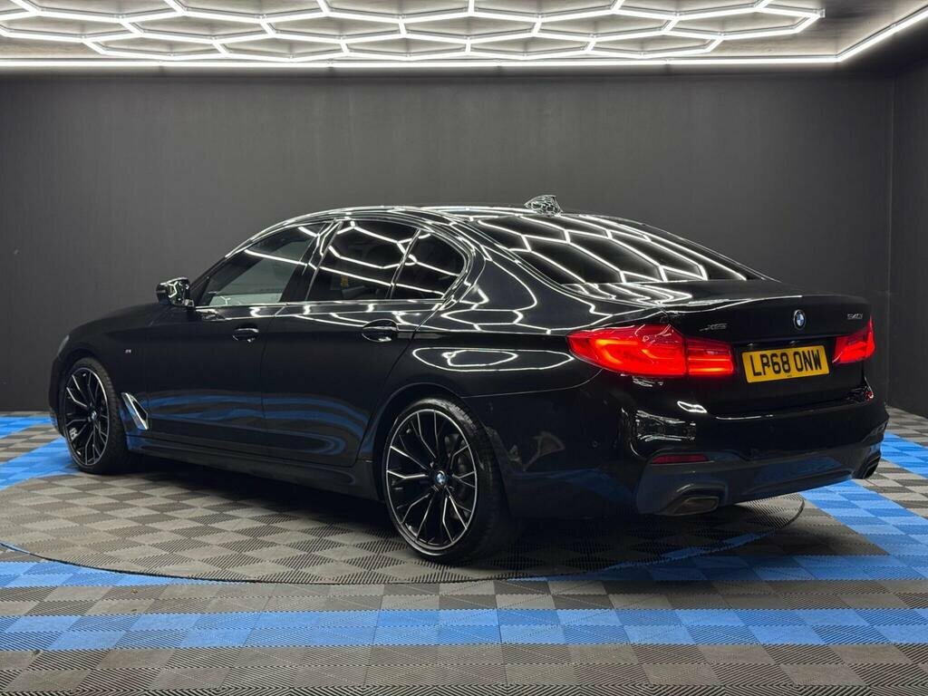 BMW 5 Series 3.0 540I Xdrive M Sport Saloon 201868 LP68ONW Black #6
