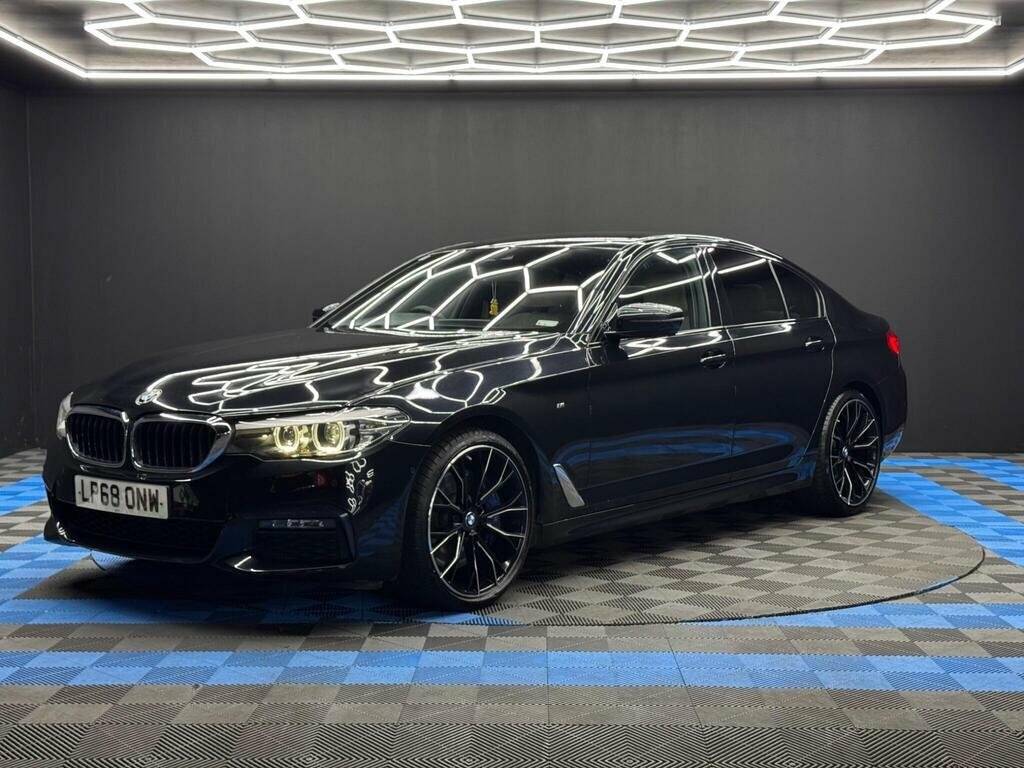 BMW 5 Series 3.0 540I Xdrive M Sport Saloon 201868 LP68ONW Black #5