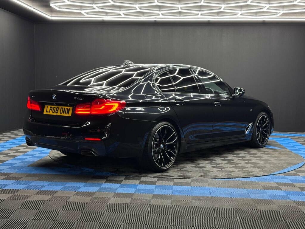 BMW 5 Series 3.0 540I Xdrive M Sport Saloon 201868 LP68ONW Black #3