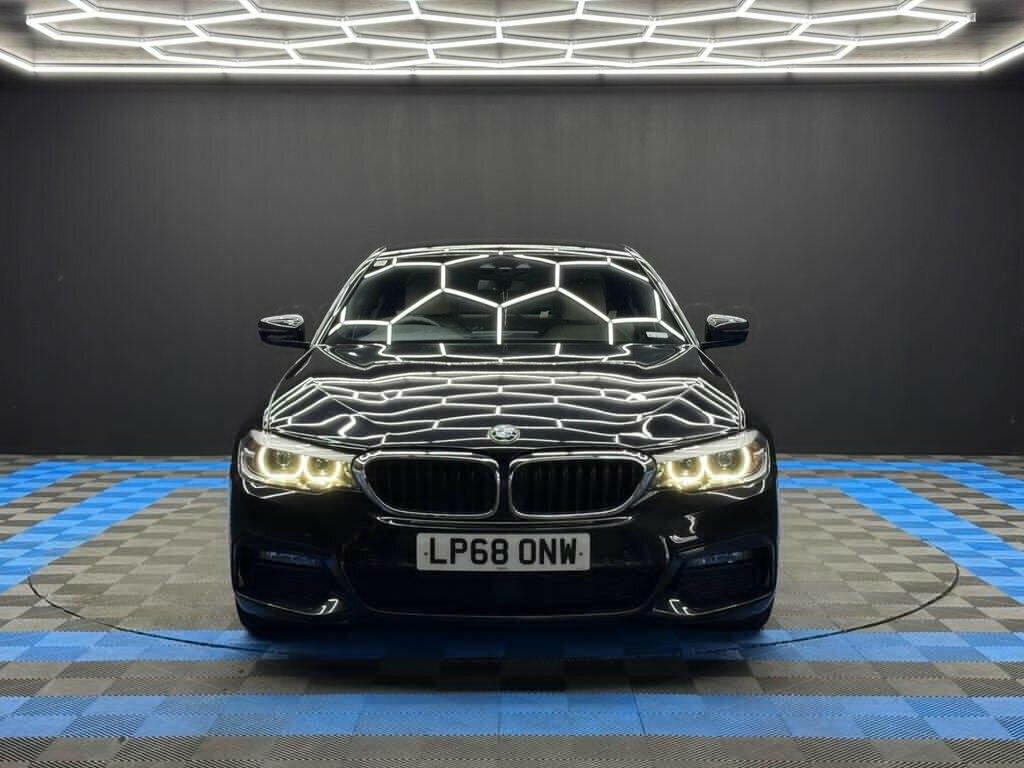 BMW 5 Series 3.0 540I Xdrive M Sport Saloon 201868 LP68ONW Black #4