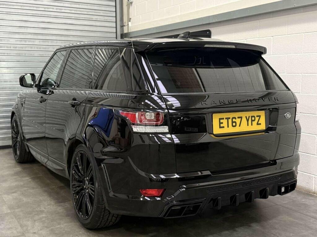 Land Rover Range Rover Sport 3.0 Sd V6 Hse 201767 ET67YPZ Black #5
