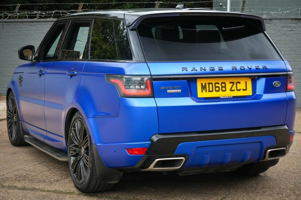 Land Rover Range Rover Sport 3.0 Sd V6 Dynamic 201868 MD68ZCJ Blue #6