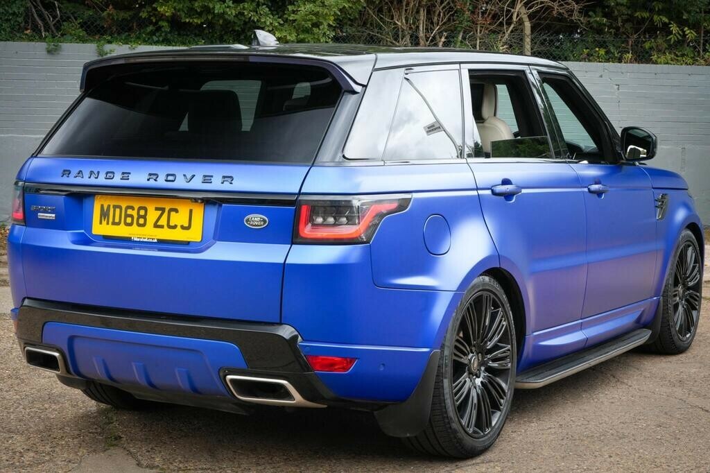 Land Rover Range Rover Sport 3.0 Sd V6 Dynamic 201868 MD68ZCJ Blue #4