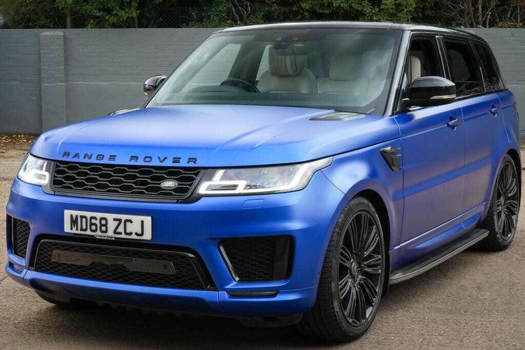 Land Rover Range Rover Sport 3.0 Sd V6 Dynamic 201868 MD68ZCJ Blue #3