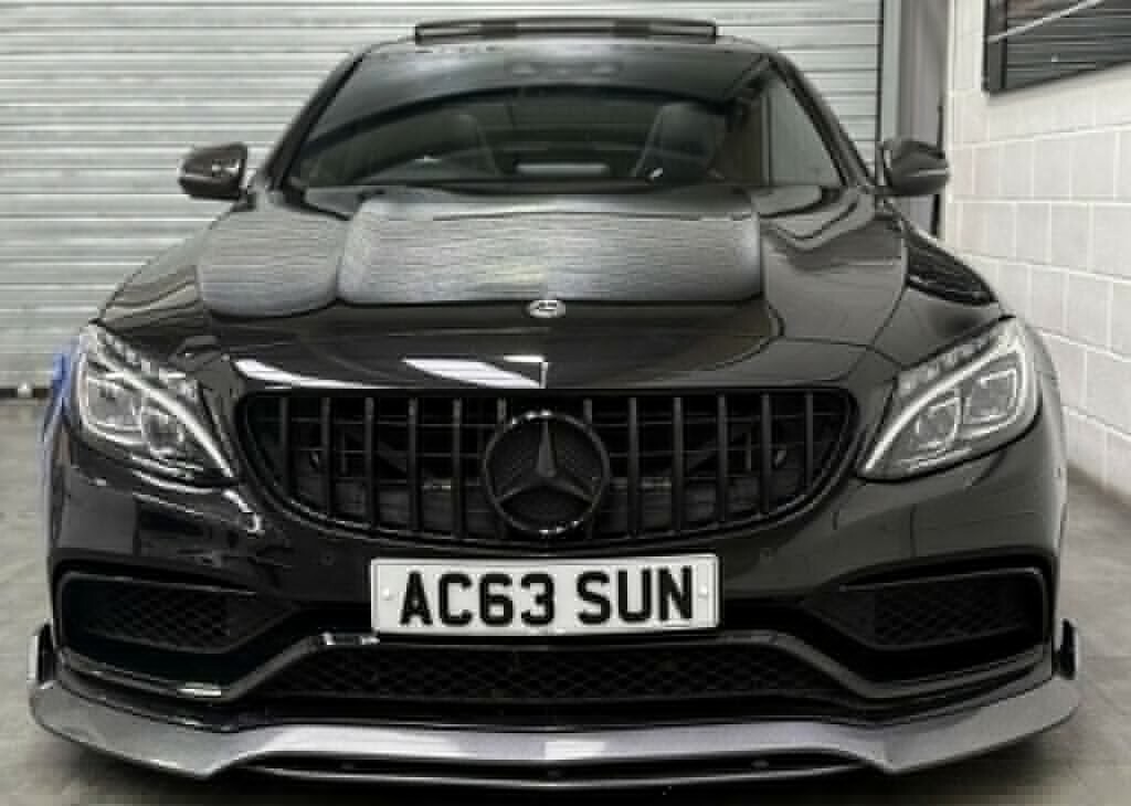 Mercedes-Benz C Class 4.0 C63 V8 Biturbo Amg S 201767 AC63SUN Black #2