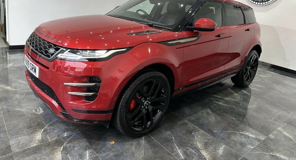 Land Rover Range Rover Evoque 2.0 D240 R-dynamic Se 2019 KX19SRM Red #6