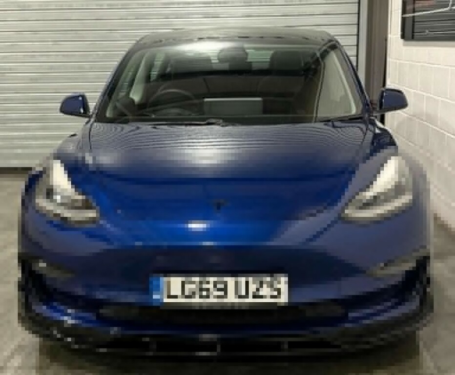 Tesla Model 3 Standard Range Plus 201969 LG69UZS Blue #2