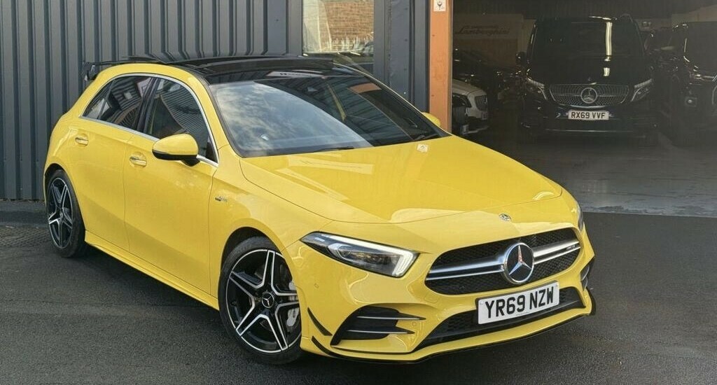 Mercedes-Benz A Class 2.0 A35 Amg 201969 YR69NZW Yellow #2