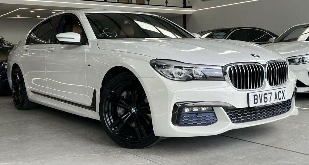 BMW 7 Series 3.0 730D M Sport Saloon 201767 White