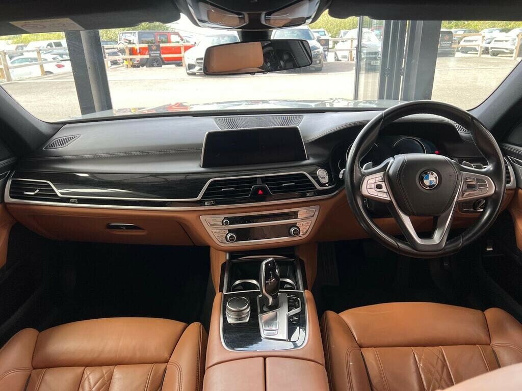 BMW 7 Series 3.0 730D M Sport Saloon 201767 White #5