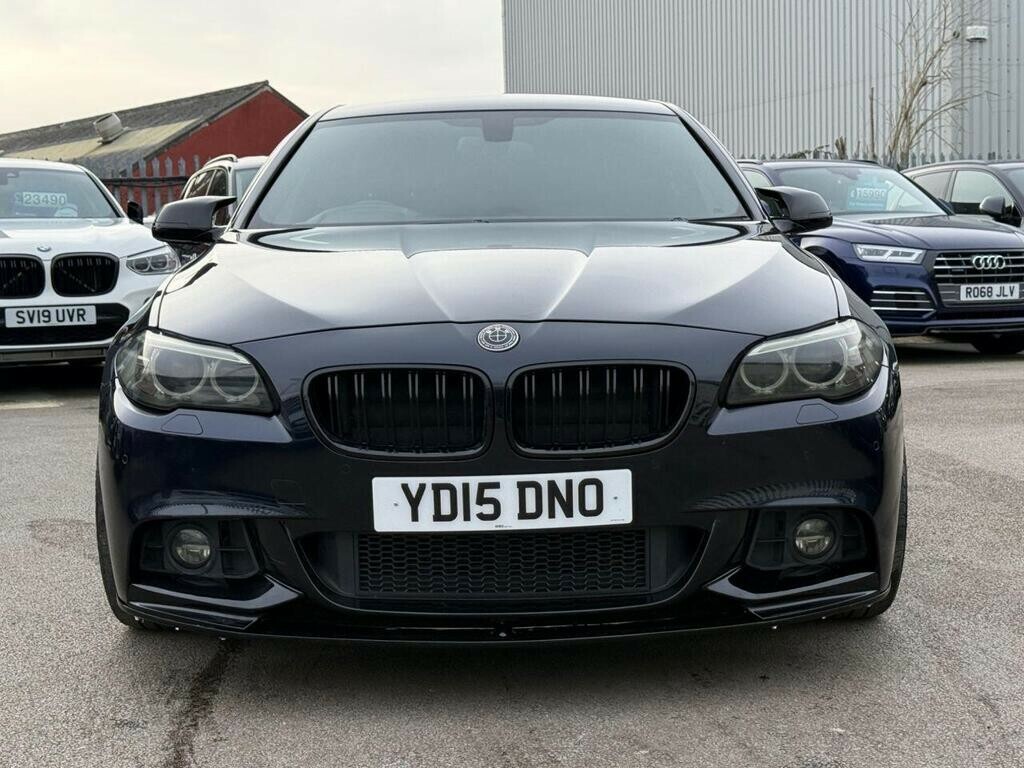 BMW 5 Series 3.0 535D M Sport Saloon 201515 YD15DNO Black #2