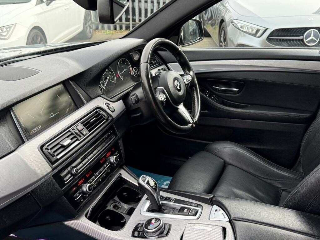 BMW 5 Series 3.0 535D M Sport Saloon 201515 YD15DNO Black #3