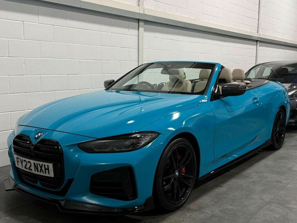 BMW 4 Series 3.0 M440i Xdrive Convertible 202222 FY22NXH Blue #3