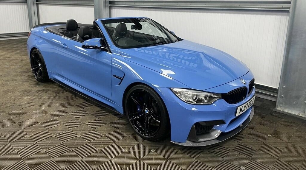 BMW M4 3.0 M4 Convertible 201717 Blue #2