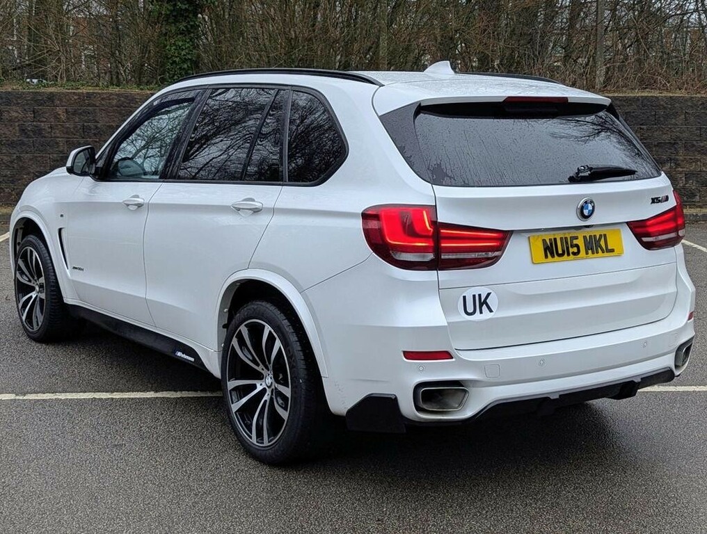 BMW X5 3.0 X5 Xdrive30d M Sport 2015 NU15MKL White #4