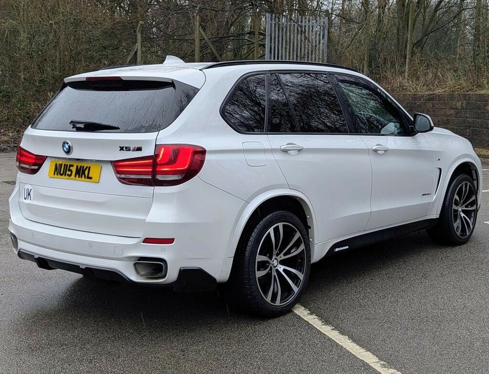 BMW X5 3.0 X5 Xdrive30d M Sport 2015 NU15MKL White #5