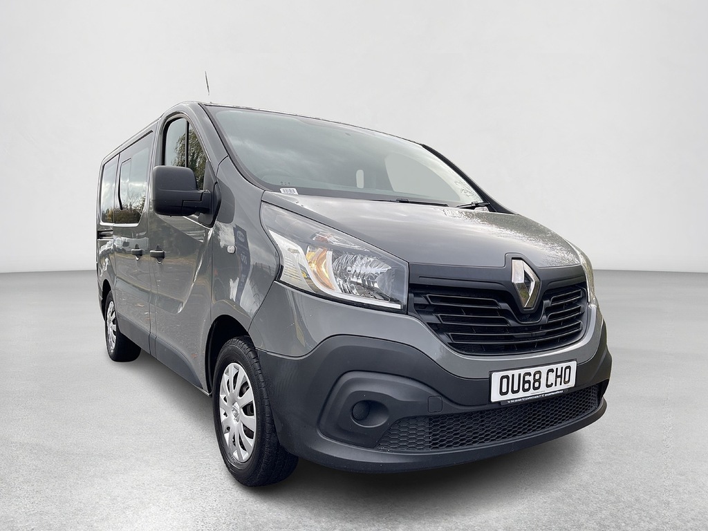 Renault Trafic 1.6 Dci Energy 27 Business Minibus Double Cab OU68CHO Grey #4