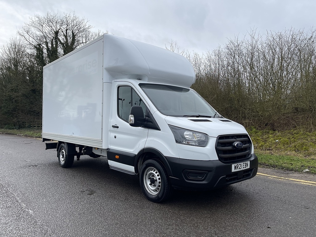 Ford Transit Custom 2.0 350 Ecoblue Leader Luton Rwd WR21EBN White #3