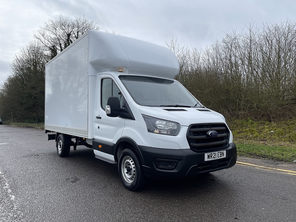 Ford Transit Custom 2.0 350 Ecoblue Leader Luton Rwd WR21EBN White #2