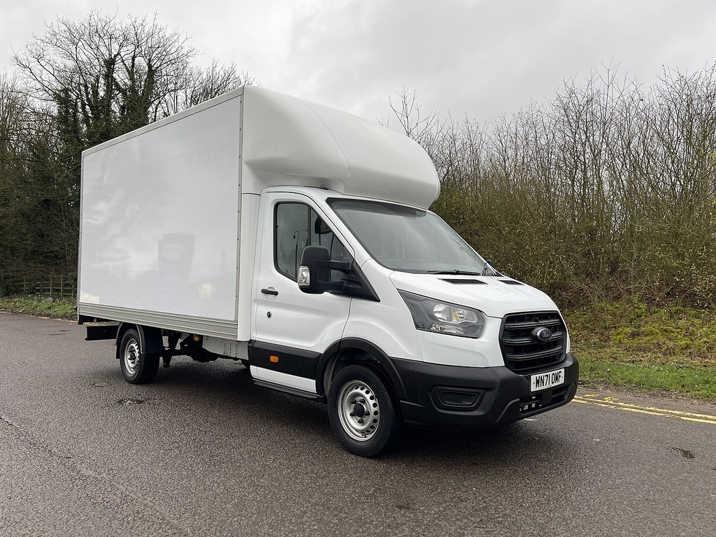 Ford Transit Custom 2.0 350 Ecoblue Leader Luton Rwd WN71OMF White #3