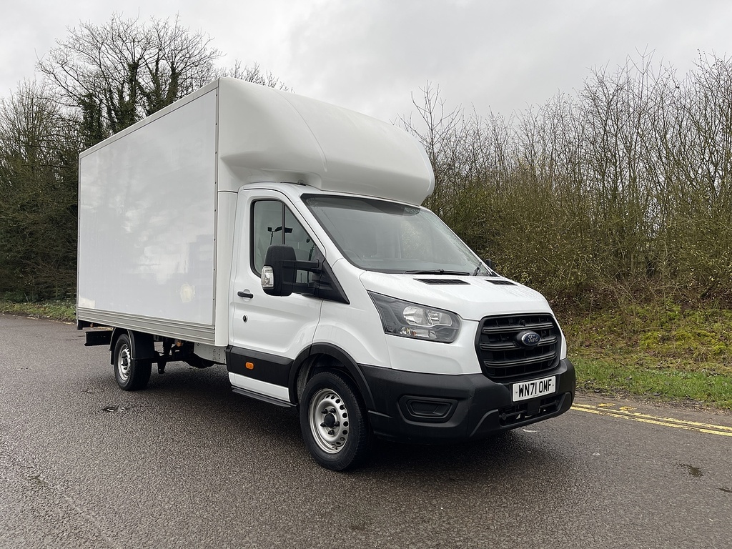 Ford Transit Custom 2.0 350 Ecoblue Leader Luton Rwd WN71OMF White #2