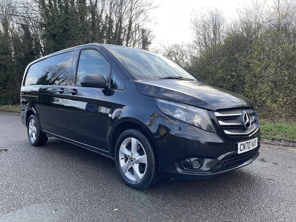 Mercedes-Benz Vito 2.1 114 Cdi Premium Crew Van Rwd L2 Euro 6 Ss 5 CN70VAY Black #2