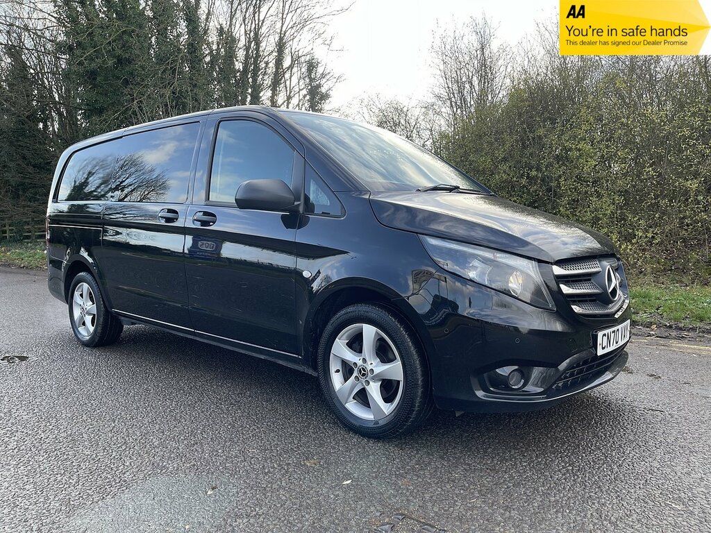 Mercedes-Benz Vito 2.1 114 Cdi Premium Crew Van Rwd L2 Euro 6 Ss 5 CN70VAY Black #3