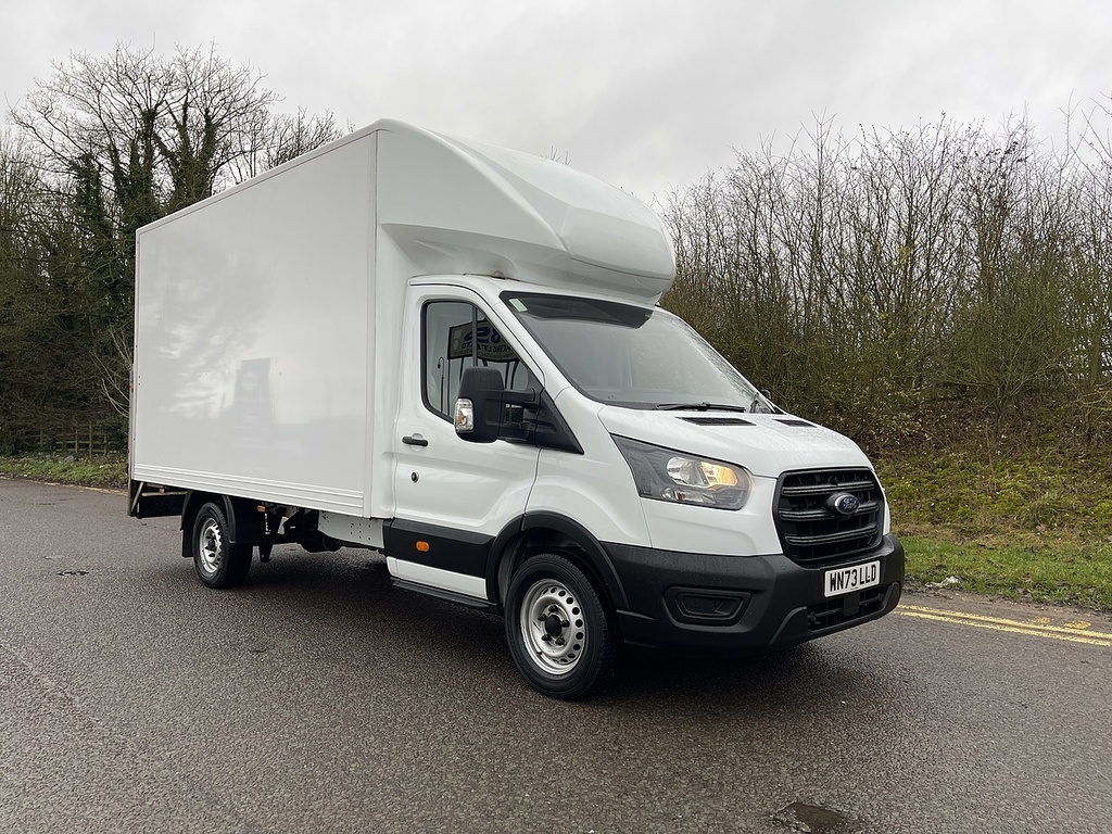 Ford Transit Custom 2.0 350 Ecoblue Leader Luton Rwd WN73LLD White #3