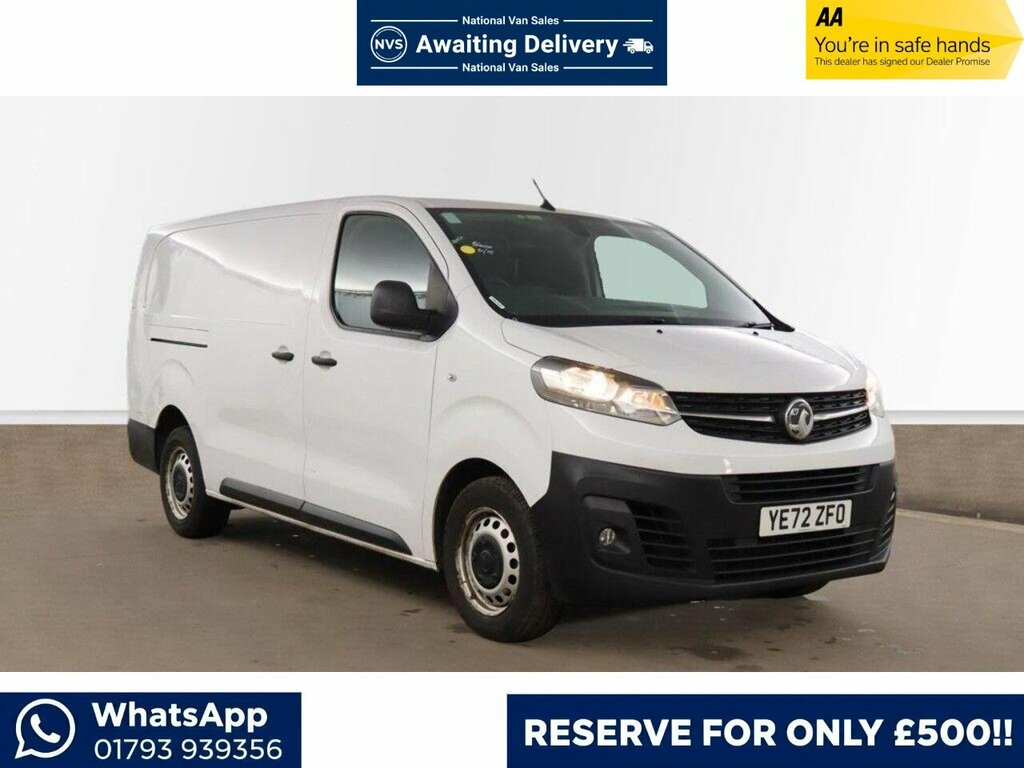 Vauxhall Vivaro 1.5 Turbo D 2900 Dynamic L2 H1 Euro 6 Ss 6Dr White