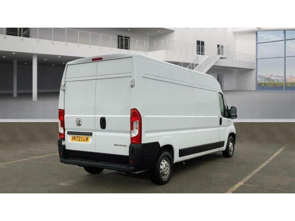 Vauxhall Movano 2.2 Cdti 3500 Biturbo Edition Fwd L3 H2 Euro 6 S VK72LLM White #4