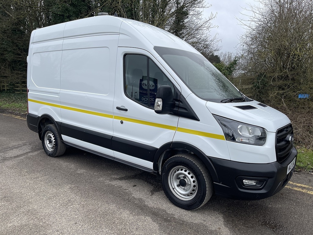 Ford Transit Custom 2.0 350 Ecoblue Leader Fwd L2 H3 Euro 6 Ss MA21UHZ White #3