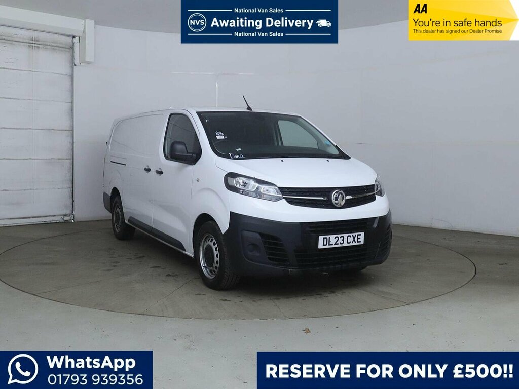 Vauxhall Vivaro 1.5 Turbo D 2900 Prime L2 H1 Euro 6 Ss 6Dr White