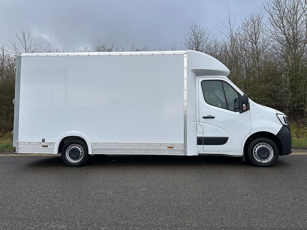 Renault Master 2.3 Dci Energy 35 Business Loloader Luton Dies HV73ZFU White #4