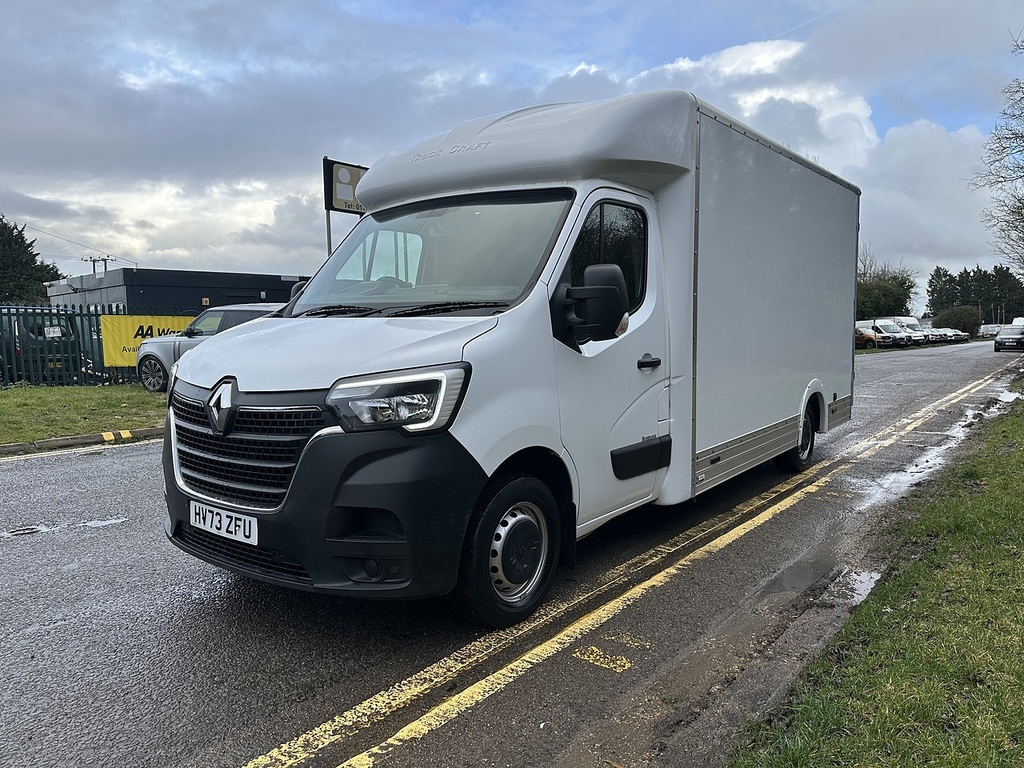 Renault Master 2.3 Dci Energy 35 Business Loloader Luton Dies HV73ZFU White #2