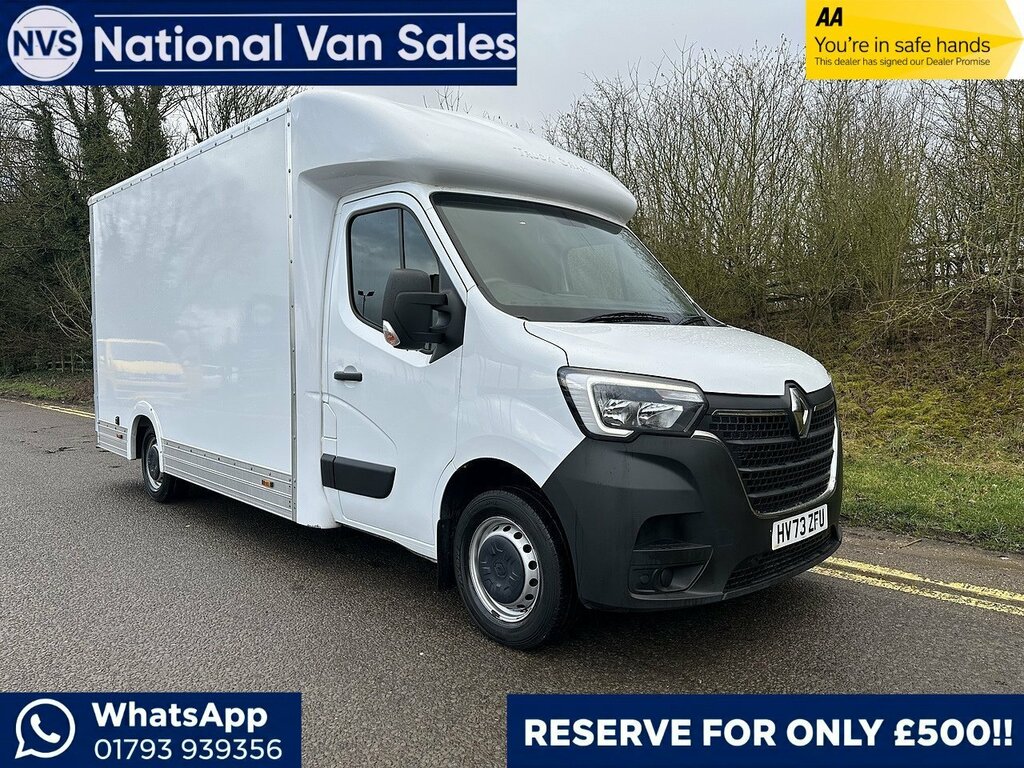 Renault Master 2.3 Dci Energy 35 Business Loloader Luton Dies White