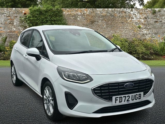 Ford Fiesta 1.0T Ecoboost Mhev Titanium Hatchback H White
