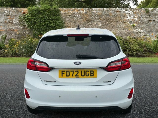 Ford Fiesta 1.0T Ecoboost Mhev Titanium Hatchback H FD72UGB White #5